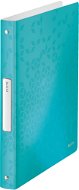 LEITZ WOW A4 four-ring binder ice blue - Document Folders