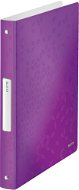 LEITZ WOW A4 štvorkrúžkové purpurové - Dosky na dokumenty