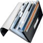 Document Folders LEITZ WOW A4 with compartments black - Desky na dokumenty