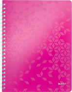 Jegyzetfüzet Leitz WOW A4, vonalas, rózsaszín - Poznámkový blok