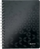 Notepad Leitz WOW A5, Llined, Black - Poznámkový blok