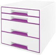 Leitz WOW CUBE purpurový - Zásuvkový box