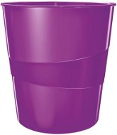 Odpadkový koš LEITZ WOW 15 l, purpurový - Odpadkový koš