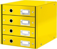 Leitz Click & Store WOW, 4-piece, Yellow - Drawer Box