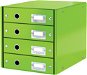 Leitz Click & Store WOW, 4-dielny, zelený - Zásuvkový box