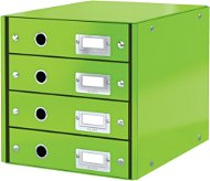 Leitz Click & Store WOW, 4-dielny, zelený - Zásuvkový box