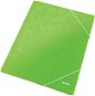 Leitz WOW A4 with Elastic Band, Green - Document Folders