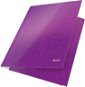 Leitz WOW A4 with Elastic Band, Purple - Document Folders