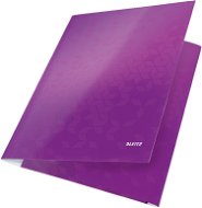 Leitz WOW A4 s gumičkou, purpurové - Dosky na dokumenty