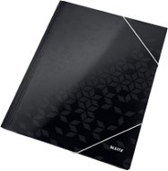 Leitz WOW A4 with Elastic Band, Black - Document Folders