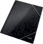 Leitz WOW A4 with Elastic Band, Black - Document Folders