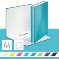 Leitz WOW A4 Maxi Double Ring 40mm Ice Blue - Ring Binder