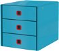 Leitz Cosy Click & Store, 3-dielny, modrý - Zásuvkový box