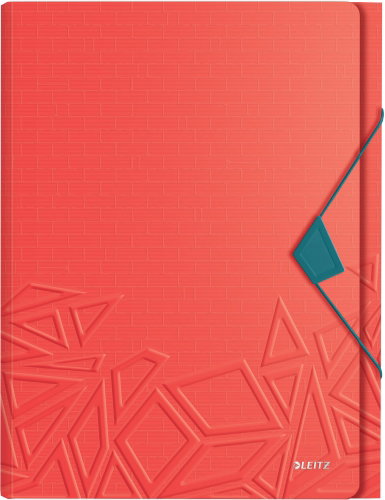 Leitz UrbanChic with compartments, red - Document Folder - Main image
