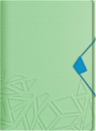 Leitz UrbanChic A4 tri-fold with elastic band, green - Document Folders