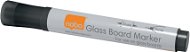 NOBO Glass Whiteboard Markers, čierny – balenie 4 ks - Popisovače