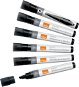 NOBO Liquid Ink Whiteboard Pens Chisel Tip, černý - balení 10 ks - Popisovač