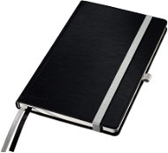 LEITZ Style A5, sima, kemény borító, fekete - 80 lap - Jegyzetfüzet