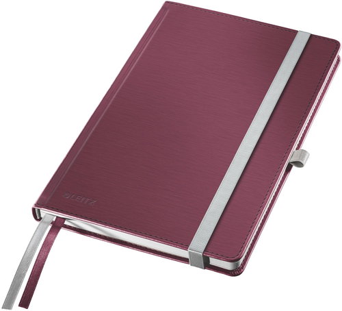 LEITZ Style A5, 80 sheets, square, hard cover, red - Notepad - Main image