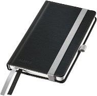 LEITZ Style A6, vonalas, kemény borító, fekete - 80 lap - Jegyzetfüzet