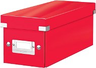 Archiváló doboz LEITZ WOW Click & Store DVD 14,3 × 13,6 × 35,2 cm, piros színű - Archivační krabice