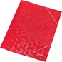LEITZ WOW A4 s gumičkou, červené - Document Folders