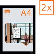 NOBO A4 black - pack of 2 - Magnetic Pocket