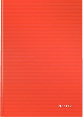 LEITZ Solid A5, hard cover, lined, red - Notepad - Main image