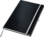 LEITZ Style A4, hard cover, lined, black - Notepad