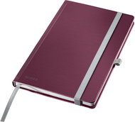 LEITZ Style A5, hard cover, lined, red - Notepad