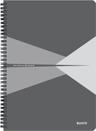 LEITZ Office A4, plastic cover, lined, grey - Notepad