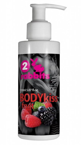 2 RABBITS AROMA LUBRICATING GEL BODYKISS FRUIT 150ML - Gel Lubricant - Main image