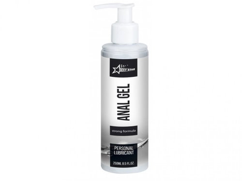 SEXY STAR LUBRICATING ANAL GEL 250ML - Gel Lubricant - Main image
