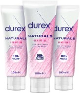 Lubrikační gel DUREX Naturals Sensitive 3× 100 ml - Lubrikační gel