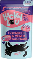 Lucky Lou Lifestage Adult with poultry meat and insects 125 g - Cat Food Pouch