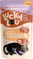 Lucky Lou Lifestage Adult s drůbežím masem a lososem 125 g - Kapsička pro kočky