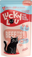 Lucky Lou Lifestage Adult with poultry and beef 125 g - Cat Food Pouch