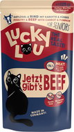 Lucky Lou Lifestage Senior with poultry and beef 125 g - Cat Food Pouch