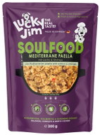 Lucky Jim Soulfood Paella Mediterranean Paella with Salmon and Prawns 300g - Dog Food Pouch