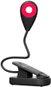 Clip On Light LuDream Flexi Red LED reading lamp without blue component - Lampička na čtení s klipem