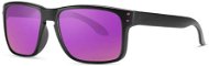KDEAM Trenton 3 Black/Purple - Slnečné okuliare