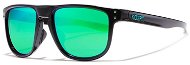 KDEAM Enfield 2 Black / Green - Sunglasses