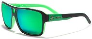 KDEAM Bayonne 3 Black/Green - Slnečné okuliare