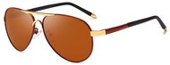 NEOGO James 2 Gold / Brown - Sunglasses