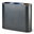 Anthracite, painted steel, 3 × 38 l