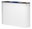 White, black lid, painted steel, 3 × 38 l