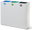 Waste Sorting Unit, white, painted steel, flat-pack, 3 × 34 l