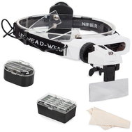 Verk 09123 Magnifier with LED illumination (1×, 1.5×, 2×, 2.5×, 3.5×, 5×, 8×, 20×) - Magnifying Glass