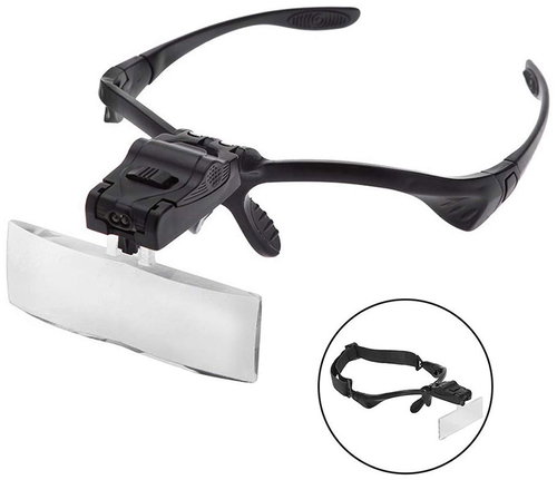 Verk 09021 Magnifier with LED illumination ( 1×, 1.5×, 2×, 2.5×, 3.5×) - Magnifying Glass - Main image