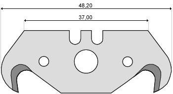 Hook blade 51 mm, Lutz - Blade - Main image